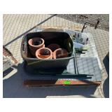 Disk blades, flower pots, decorative art
