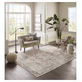 Tokali Medallion 5x8ft. Seafoam Rug