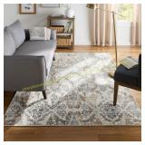 allen + roth 8 X 10 (ft) Beige Indoor Area Rug