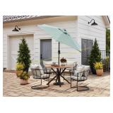 Style Selections 7.5-ft Sage Green Patio Umbrella