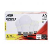 2 Ct. Feit Enhance A19 LED Bulb Bright White, 4 pk