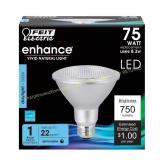 2Ct Feit Enhance PAR30 LED Bulb Daylight 75W Eq.