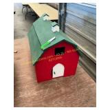 Model wooden barn