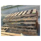 Assorted wooden pallets