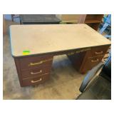 Metal office desk