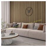 AGT 4-in x 8-ft Walnut Reeded MDF Wall Plank