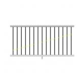 3 Ct. Freedom Camden 6ft x 36in Rail Kit, White