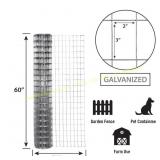 Garden Zone 60in.x50ft. Steel Fence - Silver