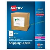 Avery Shipping Labels, 8.5" x 11", 250 Count