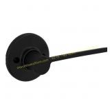 3ct. Kwikset Ladera Matte Black Dummy Lever RH