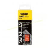 6Ct STANLEY T25 Cable Staples 1000pk