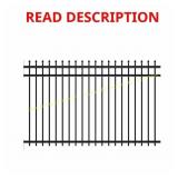 Cascade 5 ft. H Black Aluminum Fence approx 200ft