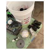 Ace 5 gallon bucket and miscellaneous hardware