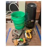 Air and elec nail guns, humidifier