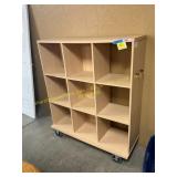 Storage cabinet on wheels