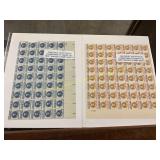 1959 Champions Of Liberty Mint Unused Stamp Sheets