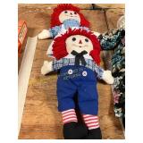 Raggedy Ann + Andy Dolls