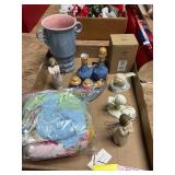 Willow Tree Figures, Red Wing Vase, Misc