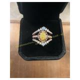 Ladies Princess Crown Ring Size 6