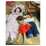 Porcelain Dolls + Cabbage Patch Kid