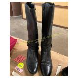 Naturalizer Womens Size 9 Leather Knee High Boots