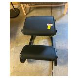 Ergonomic black kneeling office chair