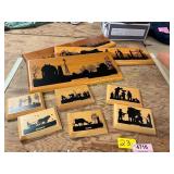 Silhouette Wood Plaques