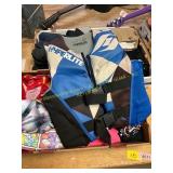 2 Flats of Assorted Clothes, Vest