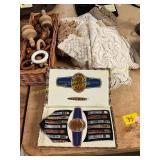 Cigar Tie, Doilies, Curtain Rod Holders