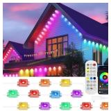HELESIN 150ft RGBIC Smart Outdoor Lights