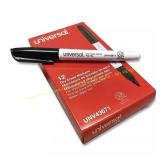 12-Pack UNIVERSAL Pen Style Dry Erase Marker