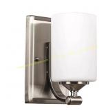 Hampton Bay 4.5 in. Brushed Nickel Sconce