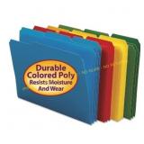 2 Ct. Smead Waterproof Poly File Folders, 24/Box