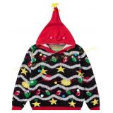 ADUKIDE Ugly Christmas Hoodie Sweaters Sz?