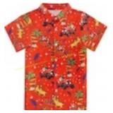 uideazone BoysChristmas Short Sleeve Shirt Sz 11T