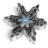 2Ct Christmas Snowflake Cookie Cutters, Set of 5