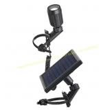 Hampton Bay Black Solar LED Flag Pole Light