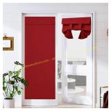 Easy-Going Curtains, 26x68 inch, Christmas Red
