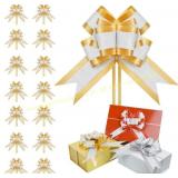2Ct PACKHOME Xmas Large Gift Bows, 7.5 inches