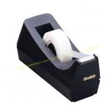 Scotch Tape Dispenser, 1in. Core, Black
