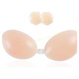 Eagerbuy Strapless Invisible Push-Up Bra
