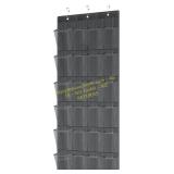 HAKACC Gray 24-Pocket Shoe Organizer
