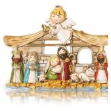 Amzjjle Resin Manger for Nativity Scene