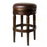 Pullman 31 in. Dark Walnut Bar Stool