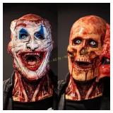 Halloween Skull Mask, Double Layer Rip