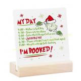 2Ct Funny Grinch Christmas Decorations, 4.4x4 inch