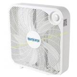 Hurricane 20 in. Floor Box Fan, White