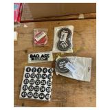 Car Coasters, Decal, Etc