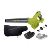 Sunjoe 24V Blower/Vac Kit w/Battery+Charger