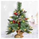22-Inch Tabletop Christmas Tree with LEDs